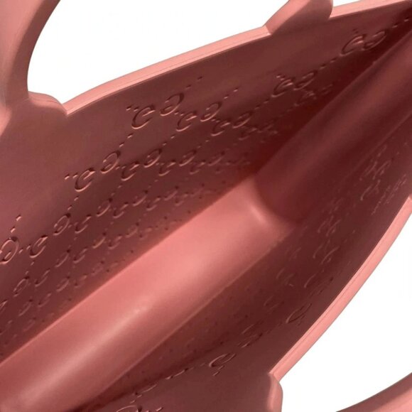 GUCCI Children's GG Tote Bag 679365 Pink Rubber - Tote Bag - Picture 8 of 16